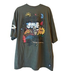 GTL4 Graffiti design men's graphic T-shirt 3XL